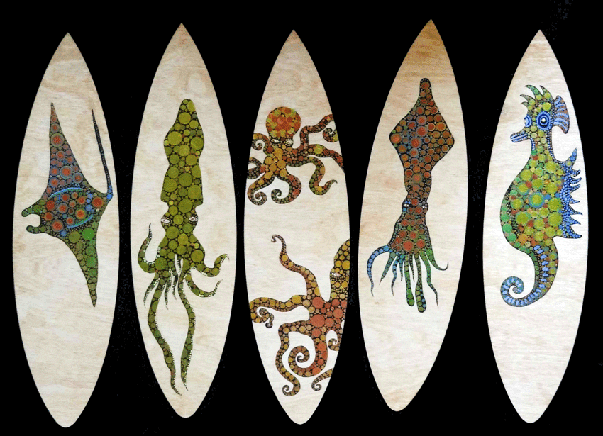 surfboard set